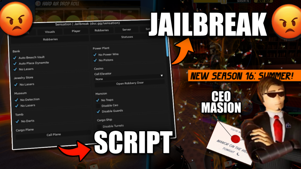 Roblox Jailbreak Script – ScriptPastebin