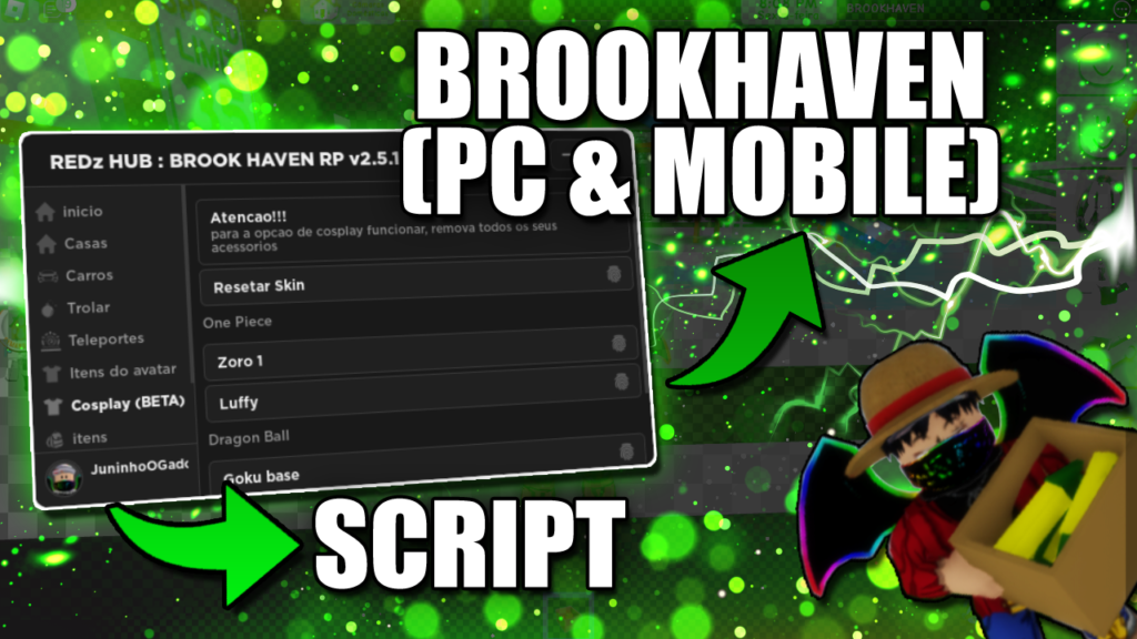 Brookhaven RP: Teleports, Troll GUI Scripts