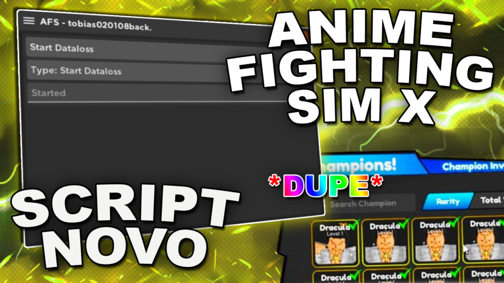 Anime Fighting Simulator X Script (DUPE) – Juninho Scripts